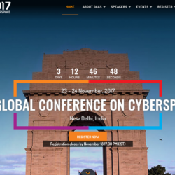 Global Cyber Space Conference 2017 – India
