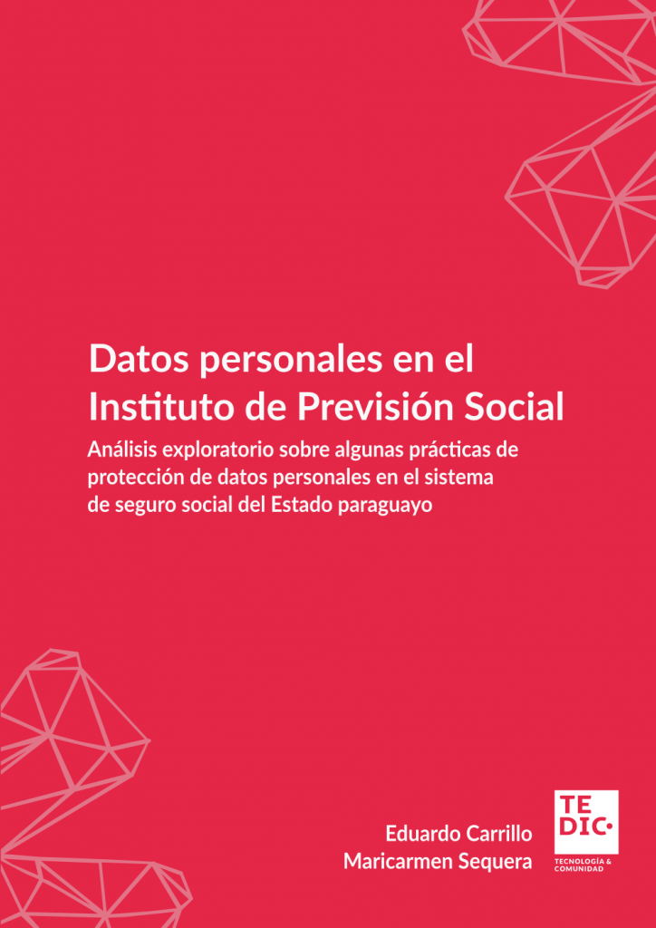 Portada investigación Datos Personales en el sector de salud