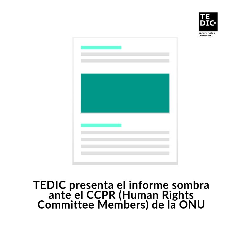 TEDIC presenta el informe sombra ante el CCPR (Human Rights Committee Members)