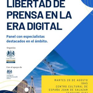 flyer libertad de expresión en el ámbito digital