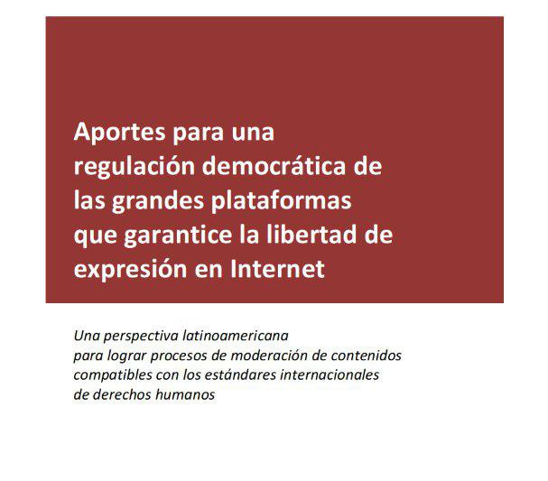 Portada documento posicionamiento regulaciòn plataforma