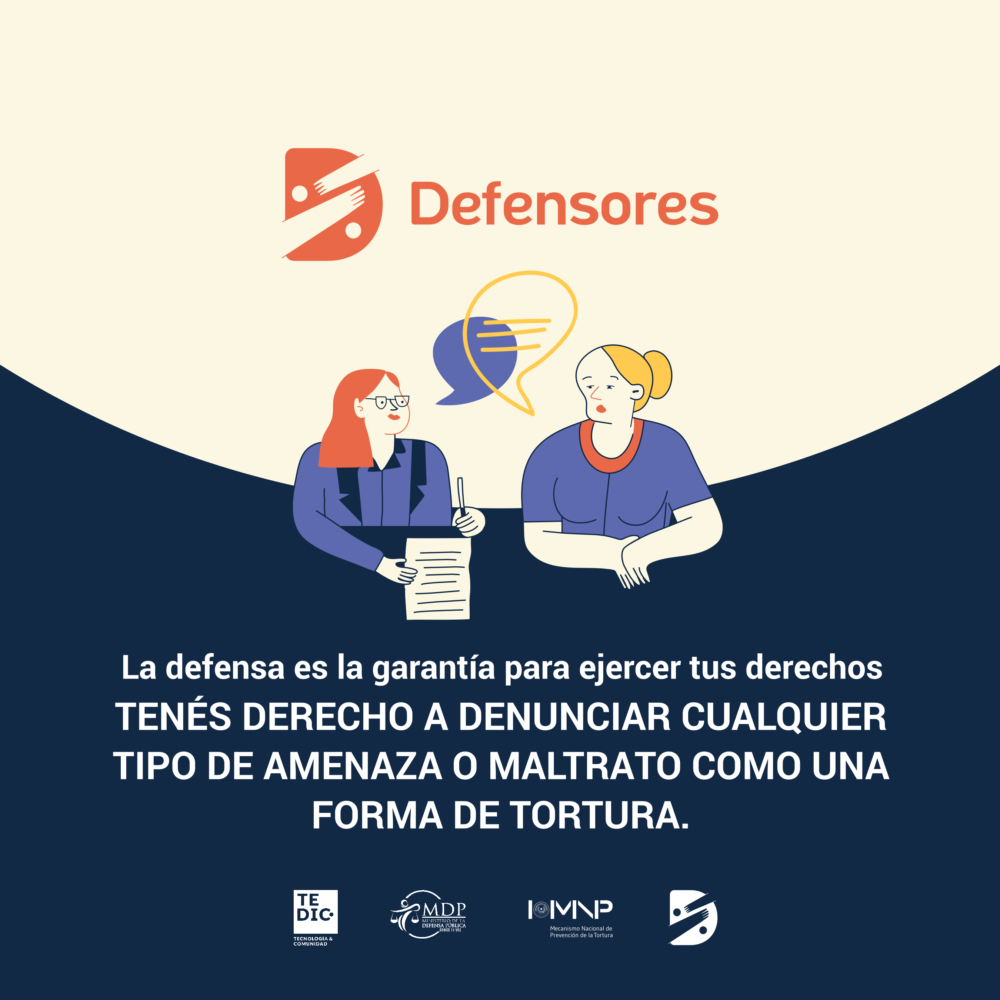 Defensores, the new complaint system against torture – TEDIC