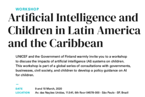 Inteligencia Artificial y niñez