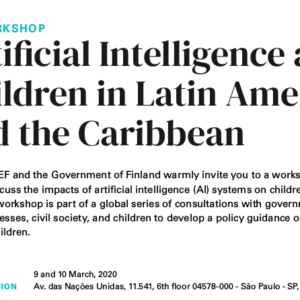 Inteligencia Artificial y niñez