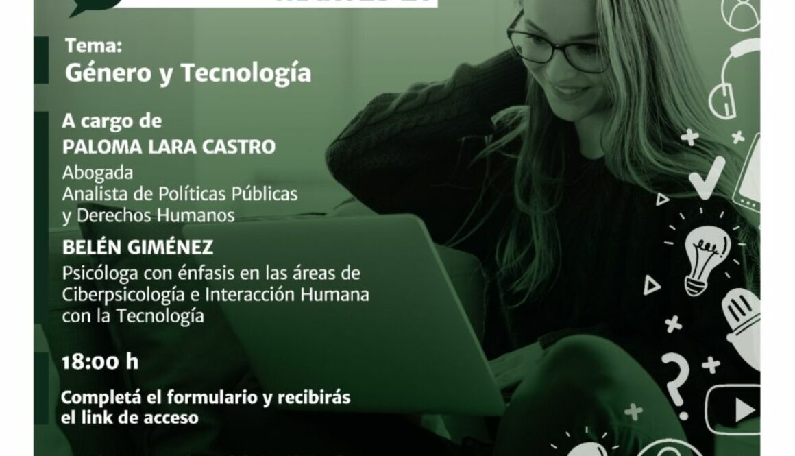 webinar genero y tecnologia webinar genero y tecnologia
