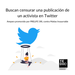 Buscan censurar una publicación de un activista sobre una empresa de inversión en Paraguay Buscan censurar una publicación de un activista sobre una empresa de inversión en Paraguay