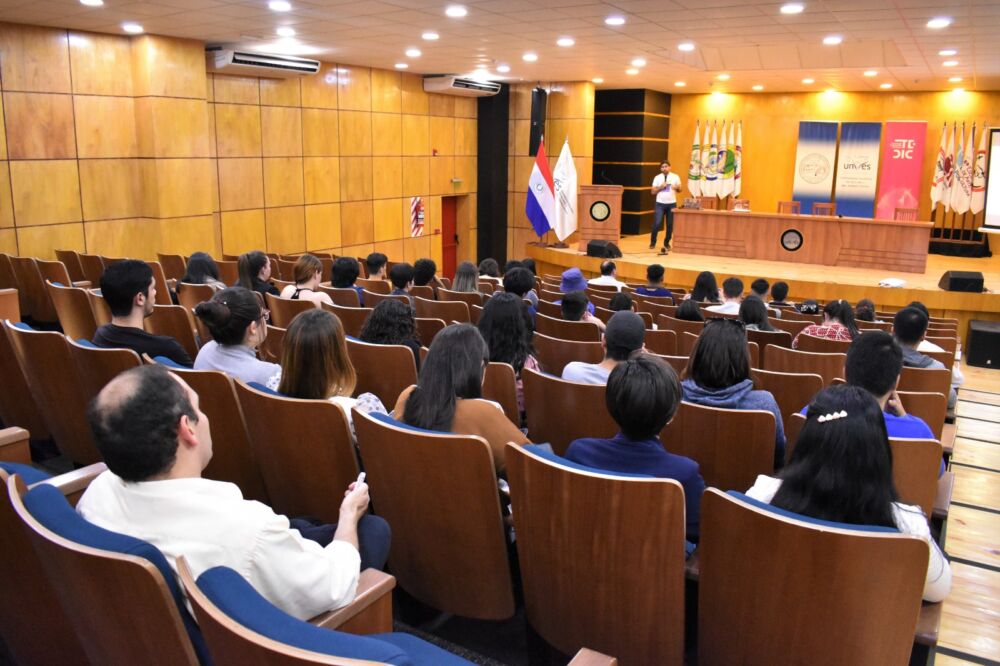 Picture: participants listening to the speaker