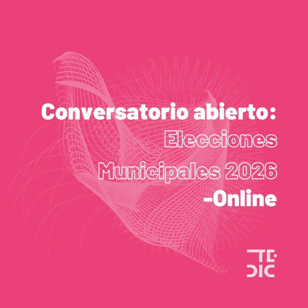 Flyer con el titular: "Conversatorio abierto: Elecciones Municipales 2026".
